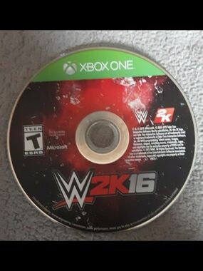 WWE 2K16 Game Disc - Black/Red